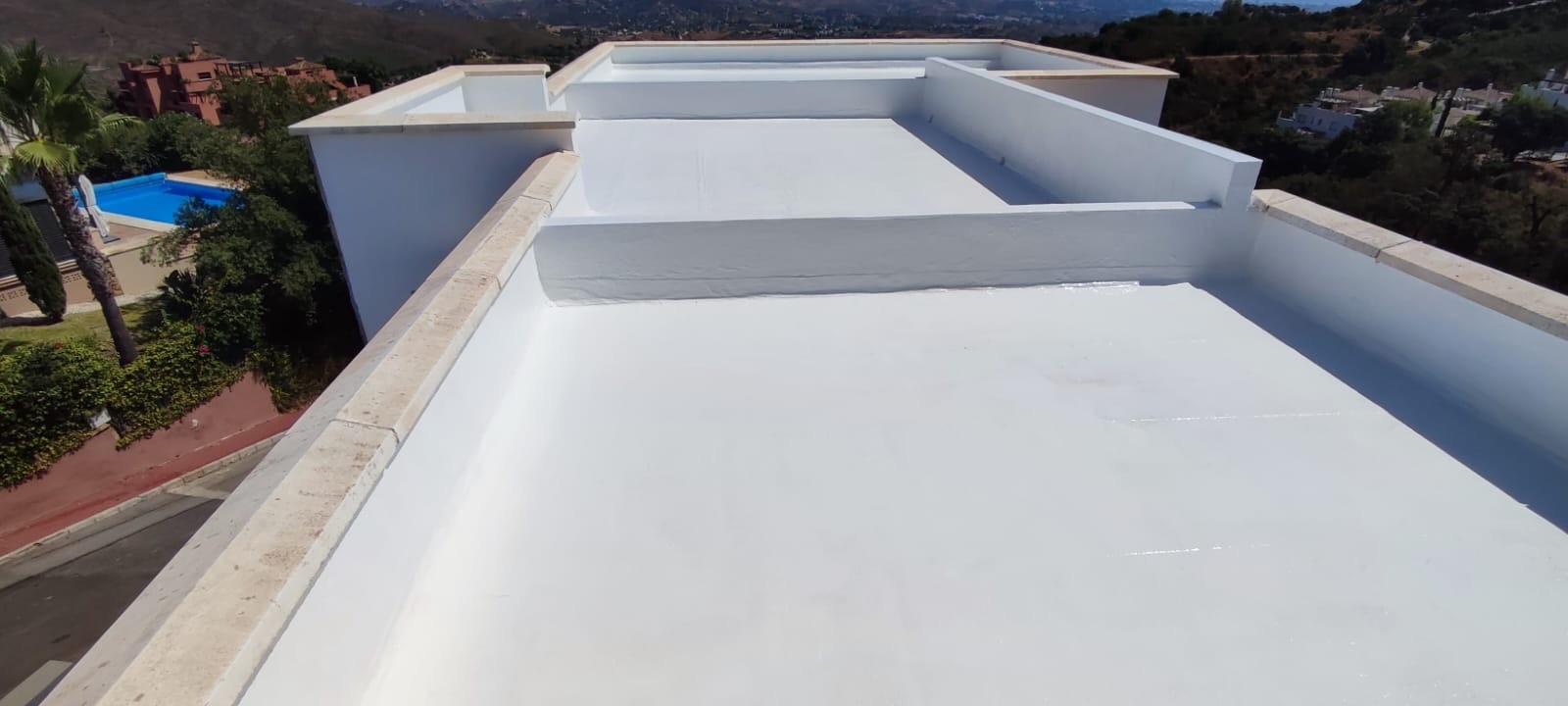 roof roof in marbella that has been water sealed